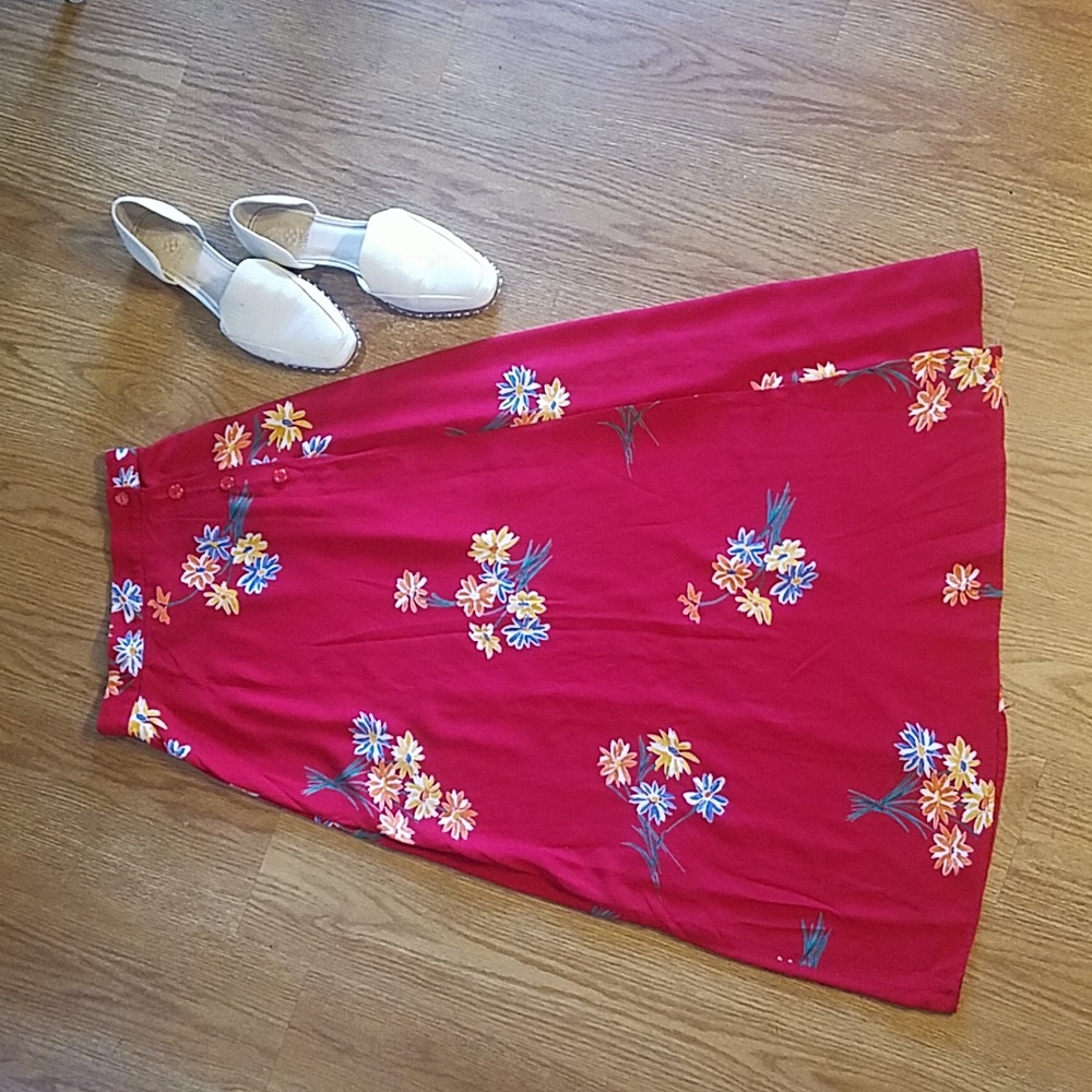Vintage 90s wrap skirt